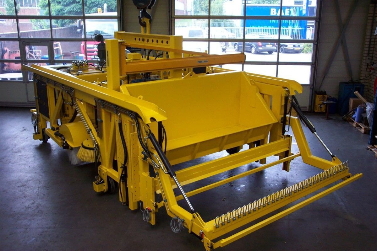 Kehrmaschine in der Betonindustrie