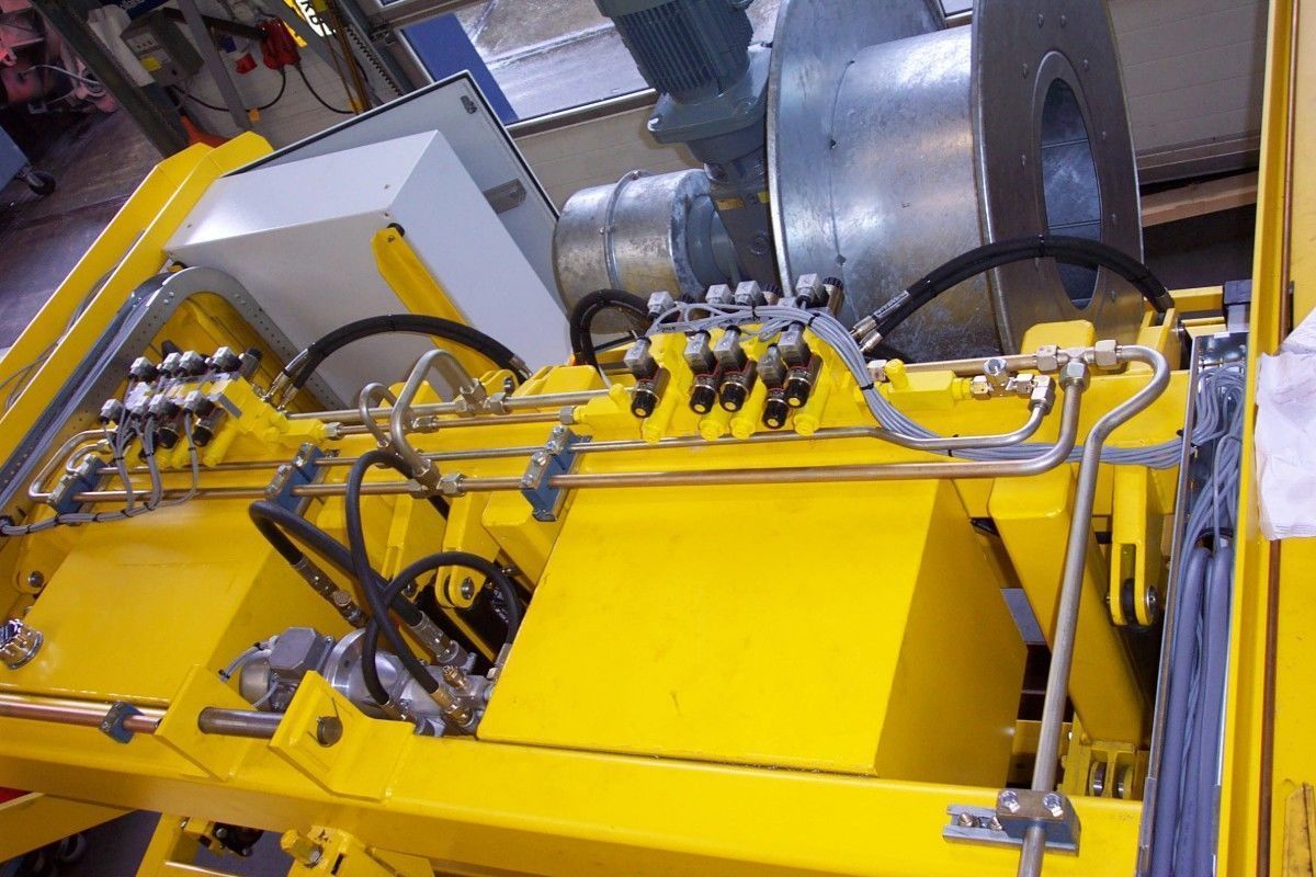 Kehrmaschine in der Betonindustrie