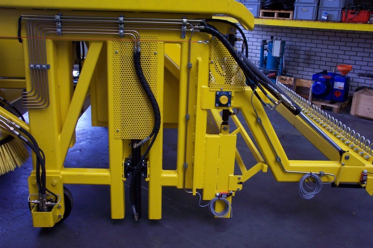 Kehrmaschine in der Betonindustrie