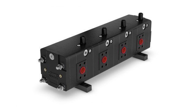 Gear flow divider HTO iron cast