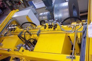 Sweeper for the concrete industry