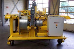 Sweeper in the concrete industry