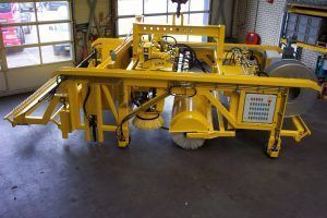 Sweeper for the concrete industry