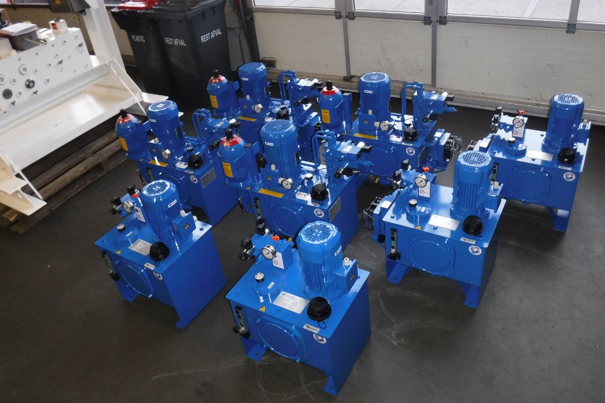 Hydraulische aggregaten voor persen