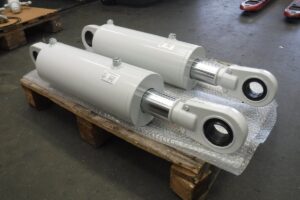 Hydraulische cilinders RVS transportbanden