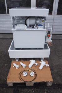 Hydraulische systemen RVS transportbanden