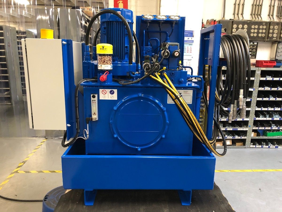 Automatische spoel en test unit