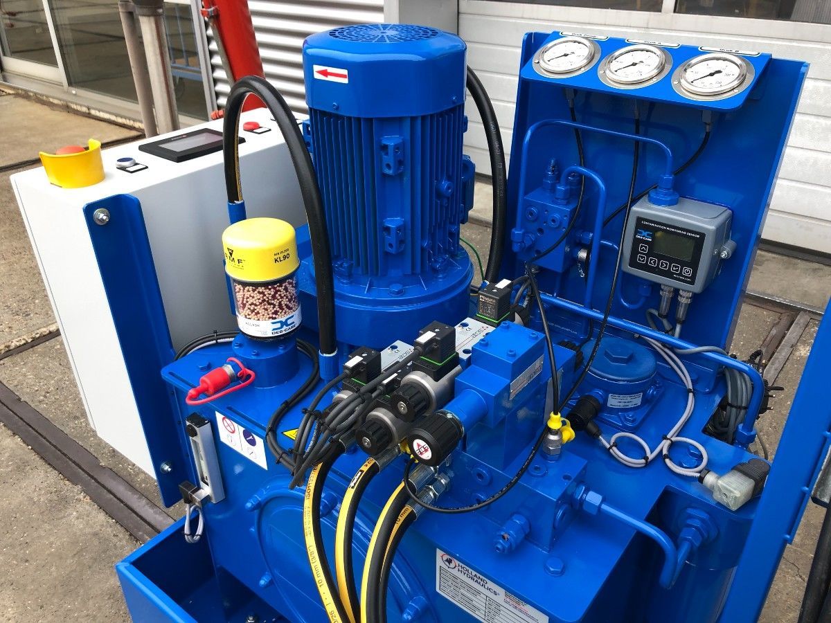 Automatische spoel en test unit